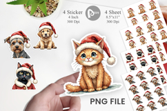 Festive Furry Friends Sticker Product Image 1