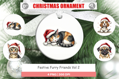 Festive Furry Friends Ornament Product Image 1