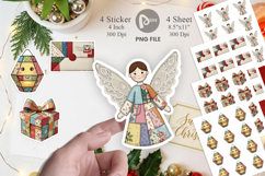 Handcrafted Patchwork Sticker Product Image 1