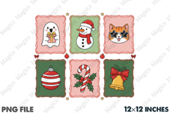 Festive Holiday Frame PNG Clipart Product Image 1