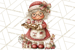 Festive Kitchen Clip Art, Christmas Cookie Illustrations Png Product Image 4