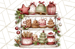 Festive Kitchen Clip Art, Christmas Cookie Illustrations Png Product Image 3