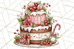 Festive Kitchen Clip Art, Christmas Cookie Illustrations Png Product Image 2