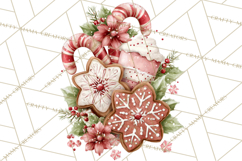Festive Kitchen Clip Art, Christmas Cookie Illustrations Png Product Image 3