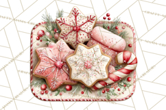 Festive Kitchen Clip Art, Christmas Cookie Illustrations Png Product Image 4
