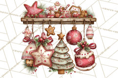 Festive Kitchen Clip Art, Christmas Cookie Illustrations Png Product Image 2