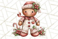 Festive Kitchen Clip Art, Christmas Cookie Illustrations Png Product Image 5