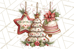 Festive Kitchen Clip Art, Christmas Cookie Illustrations Png Product Image 2