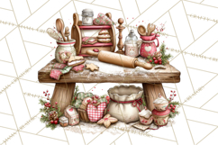 Festive Kitchen Clip Art, Christmas Cookie Illustrations Png Product Image 4