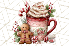 Festive Kitchen Clip Art, Christmas Cookie Illustrations Png Product Image 5