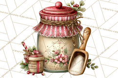 Festive Kitchen Clip Art, Christmas Cookie Illustrations Png Product Image 5
