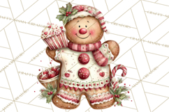 Festive Kitchen Clip Art, Christmas Cookie Illustrations Png Product Image 5