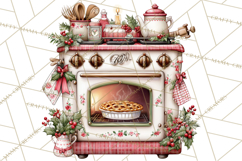 Festive Kitchen Clip Art, Christmas Cookie Illustrations Png Product Image 3