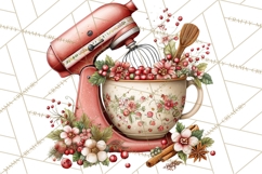 Festive Kitchen Clip Art, Christmas Cookie Illustrations Png Product Image 4