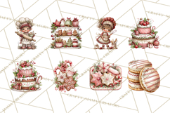 Festive Kitchen Clip Art, Christmas Cookie Illustrations Png Product Image 5