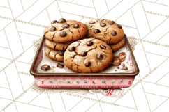Festive Kitchen Clip Art, Christmas Cookie Illustrations Png Product Image 4