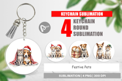 Keychain Festive Pets Product Image 1