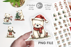 Festive Polar Wonders Sticker Product Image 1