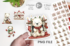 Festive Polar Wonders Sticker Product Image 1