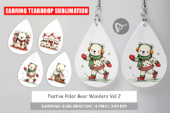 Festive Polar Wonders Earring Product Image 1