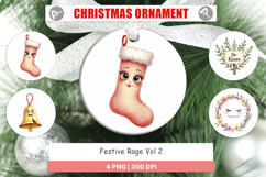 Ornament Watercolor Festive Rage Product Image 1