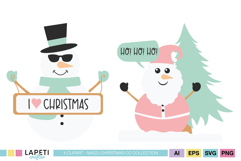 Festive printable snowman clipart for handmade holiday greetings