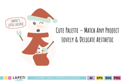 Snowman characters bundle designed for planners, kids crafts and holiday printables