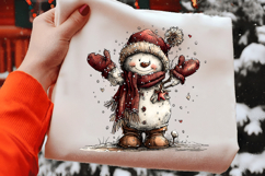 Festive Snowman Winter Clipart Product Image 2