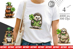 Festive St Paddys Fauna Sublimation Product Image 1