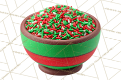 Christmas Cupcakes Clipart, Holiday Cupcake Clip Art Product Image 5