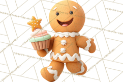 Christmas Cupcakes Clipart, Holiday Cupcake Clip Art Product Image 5