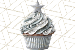 Christmas Cupcake PNG Clipart, Holiday Cupcake Dessert Png Product Image 2