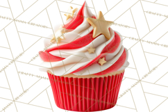 Christmas Cupcake PNG Clipart, Holiday Cupcake Dessert Png Product Image 4