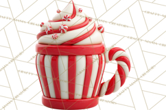 Christmas Cupcakes Clipart, Holiday Cupcake Clip Art Product Image 4