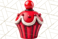 Christmas Cupcakes Clipart, Holiday Cupcake Clip Art Product Image 5
