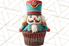 Christmas Cupcake PNG Clipart, Holiday Cupcake Dessert Png Product Image 3