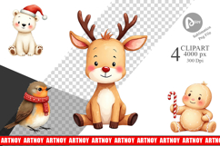 Festive Friends Clipart Product Image 1