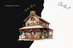 Festive Western Saloon | Western Christmas PNG Product Image 2