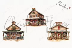 Festive Western Saloon | Western Christmas PNG Product Image 3