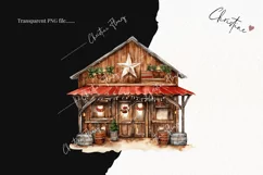Festive Western Saloon | Western Christmas PNG Product Image 2