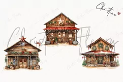 Festive Western Saloon | Western Christmas PNG Product Image 3