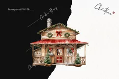 Festive Western Saloon | Western Christmas PNG Product Image 2