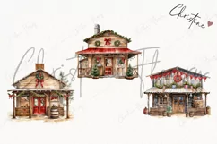 Festive Western Saloon | Western Christmas PNG Product Image 3