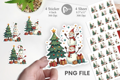 Festive Winter Whimsy Sticker Product Image 1