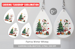Festive Winter Whimsy Earring Product Image 1