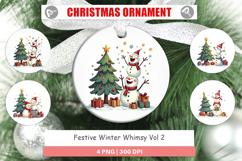Festive Winter Whimsy Ornament Product Image 1