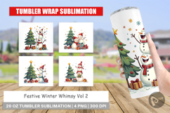 Festive Winter Whimsy Tumbler Product Image 1