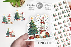 Festive Winter Whimsy Sticker Product Image 1