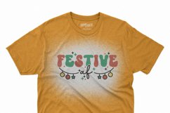 Festive AF | Retro | Christmas Holiday SVG Product Image 3