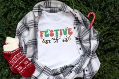 Festive AF | Retro | Christmas Holiday SVG Product Image 2
